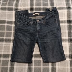Levi's Dark Wash 711 Skinny Jeans Size 27